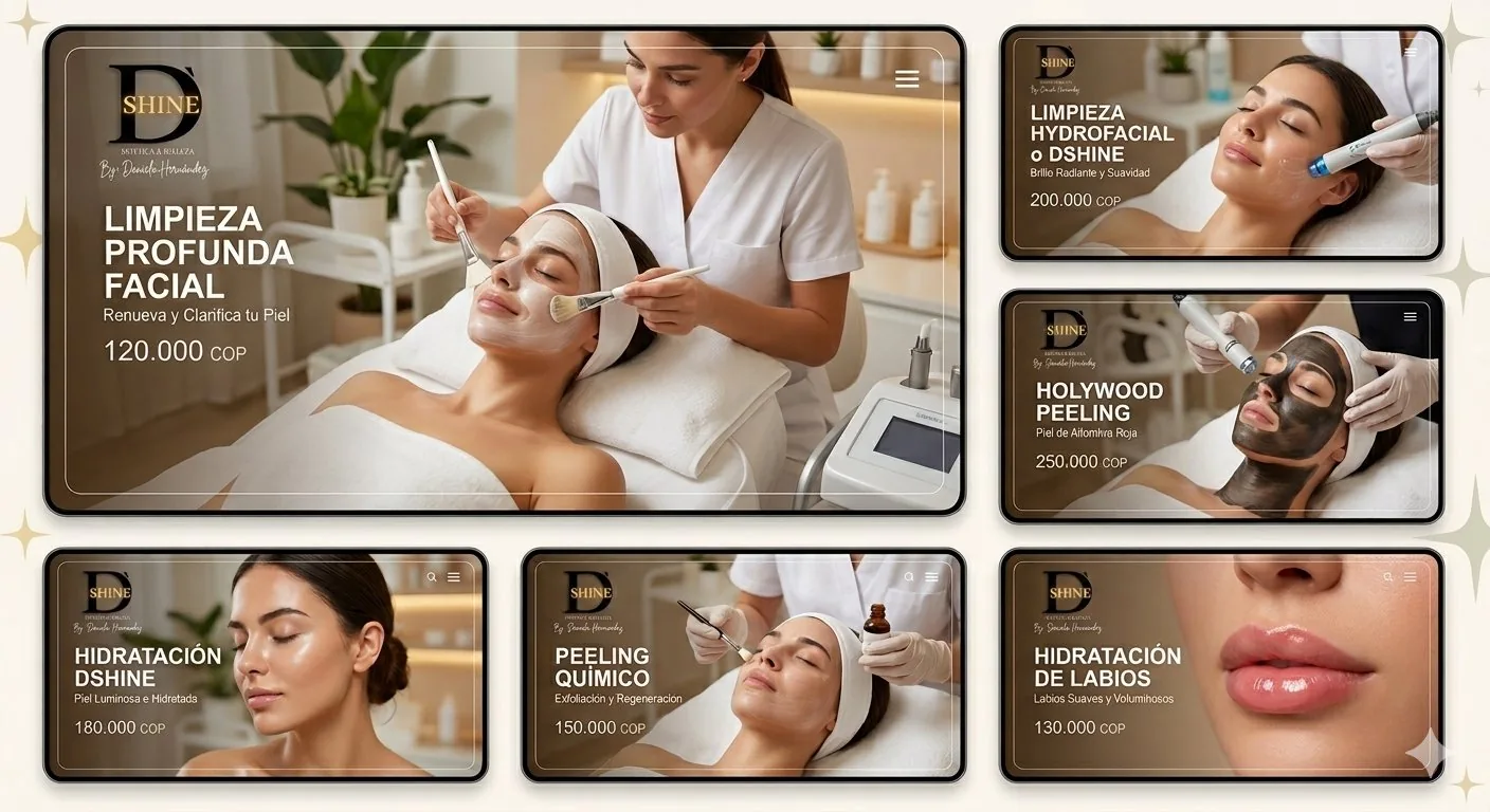 Tratamiento de estética facial en D'SHINE